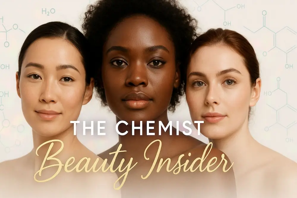 photo of three women from different races with one thing in common, beautiful and radiant skin